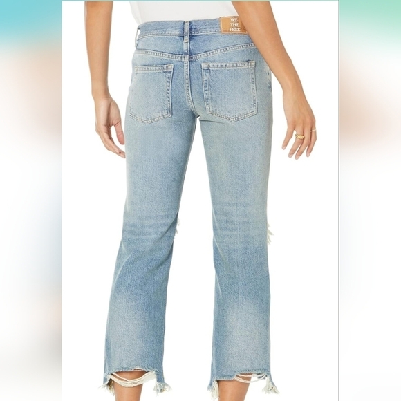 Free People Women's Maggie Mid-Rise Straight Leg Jeans - Picture 6 of 12